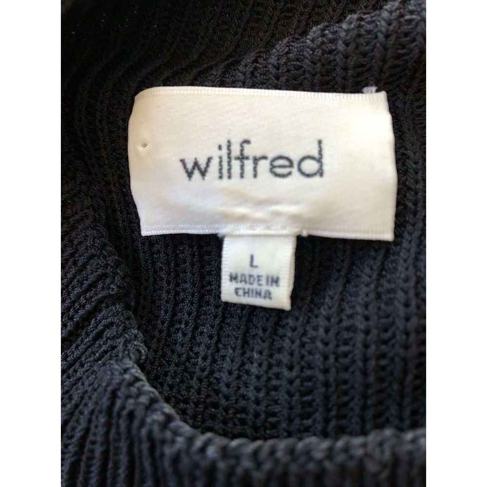 Wilfred Ribbed Cold Shoulder Pullover Sweater L - image 6